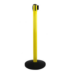 Supporto per la gestione della coda retrattile pali per la sicurezza dell'aeroporto controllo della linea di ferro in plastica materiale 2m 3m 5m cintura <span class=keywords><strong>Stanchion</strong></span> - Product Image 5