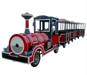 New Hot sale 27 Persons large Sightseeing Electric Trackless Train for sale