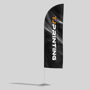 Bandiera da Spiaggia Personalizzata TongJie in Poliestere, Impermeabile, Colori Vivaci, Facile da Montare e con Magazzino Oltremare - Product Image 2