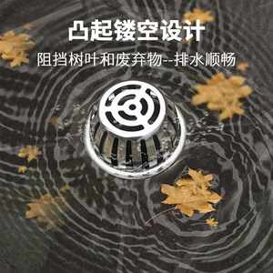 Stainless Steel Floor Drain Thickened Anti <b>Clog</b> Round Drainage Device - Product Image 2