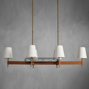 Candelabro de restaurante moderno simple italiano creativo rectangular cocina isla comedor candelabro - Product Image 2
