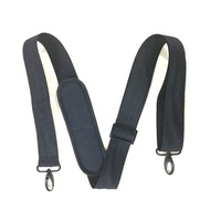 Sangle de sac à dos en nylon et polyester robuste et durable de 3,8 cm de large avec boucle métallique pour la vente en gros