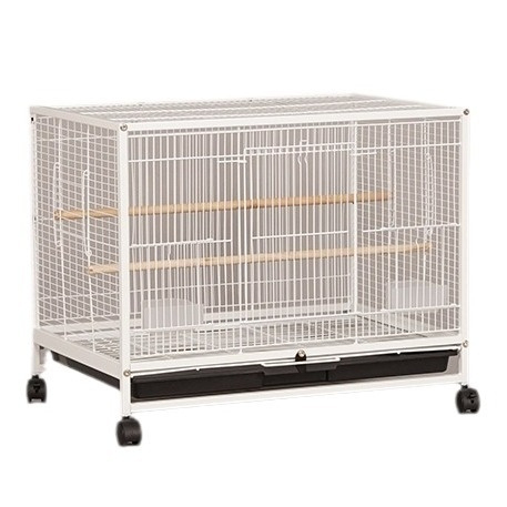 Classic Metal Parrot Bird Cage – Foldable Indoor & Outdoor Birdcage with Secure Snap-Button Door, Factory Direct - View 3