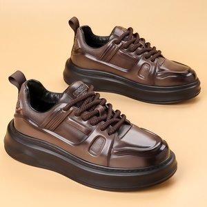 Calzado Deportivo Ligero y de Alta Calidad para Hombre y <span class=keywords><strong>Mujer</strong></span>, con Suela Gruesa, Amortiguación de PVC, Diseño Moderno y que Aumenta la Altura - Product Image 1