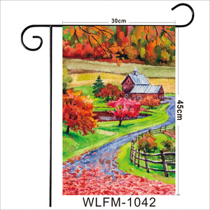 Logotipo personalizado decoración exterior bandera colgante bandera jardín asta de bandera 12*18 pulgadas jardín bandera - Product Image 4