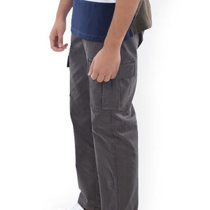 Pantalon cargo léger pour homme avec taille élastique et tissu en toile imperméable et respirant pour les voyages d'hiver et l'usage quotidien - Product Image 3