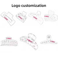 Serre-têtes en acétate à pois avec logo personnalisé Yuxi, serre-têtes larges et élégants pour femmes, durables, pour le maquillage et les accessoires capillaires