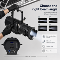 Projecteur LED à Faisceau Fixe 200W 300W 400W, Luminaire de Scène DMX512 avec Gobo pour Spectacles Théâtraux