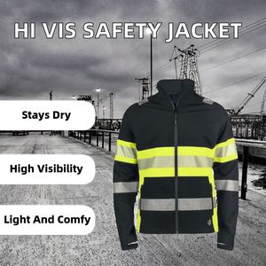 Cinta Reflectante de Seguridad de Alta Visibilidad, Ligera, Suave, Impermeable, Certificada ANSI Clase 2 EN ISO 20471, para Construcción - Product Image 2