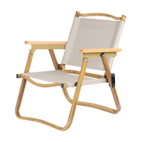 Chaise de camping pliable compacte et portable pour enfants, en aluminium moderne, ultralégère, style Kermit, pour l'extérieur, vente en gros