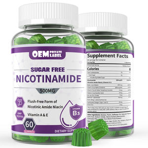 Gomitas de Nicotinamida Sin Azúcar OEM 500mg, Suplemento de Vitamina B3 Niacinamida para la Regeneración Celular, Aumento de NAD+, Saludable - Product Image 1