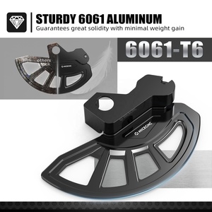 NICECNC para Suzuki 2005-2024 DRZ400SM 400SM DRZ <span class=keywords><strong>400</strong></span> <span class=keywords><strong>SM</strong></span> protector de disco de freno delantero de motocicleta y cubierta protectora de zapato de horquilla - Product Image 3