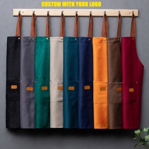 Tabliers personnalisés avec logo pour la vente en gros – Tabliers <span class=keywords><strong>de</strong></span> chef, pour femmes et hommes, avec poche, pour le nettoyage, la coupe <span class=keywords><strong>de</strong></span> cheveux, le <span class=keywords><strong>salon</strong></span> <span class=keywords><strong>de</strong></span> coiffure, la barbierie, les tenues <span class=keywords><strong>de</strong></span> travail, les uniformes, le jardinage - Product Image 6