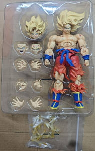 Figura <span class=keywords><strong>de</strong></span> Acción <span class=keywords><strong>de</strong></span> Anime Articulada <span class=keywords><strong>de</strong></span> PVC <span class=keywords><strong>de</strong></span> Son Goku Super Saiyan con Daños <span class=keywords><strong>de</strong></span> Batalla 3.0 <span class=keywords><strong>de</strong></span> N&T Studio SHF, Modelo <span class=keywords><strong>de</strong></span> 15 cm, Unisex - Product Image 4