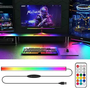 Onder Monitor Licht Bar Rgbic Computer Scherm Decoratie Bureaulamp Dimbare Led Gaming Sfeer Veranderende Licht Bar