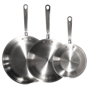 Large Modern Stainless Steel Frying <b>Pan</b> Skillets 20/24/26/28/30cm Home Cooking Cooking <b>Pan</b> with Stainless Steel Handle - Product Image 2