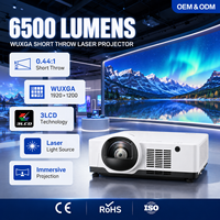 Projecteur laser 3LCD 6500 lumens WUXGA à courte focale pour applications immersives en musée et cartographie 3D