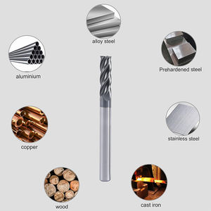 <span class=keywords><strong>Prix</strong></span> usine Handerk vente en gros 12mm 6 cannelures carbure de tungstène solide <span class=keywords><strong>coin</strong></span> rayon Cnc fraise en bout foret outil - Product Image 6