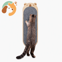 Planche à gratter pour chat en sisal, forme koala panda, jouet en feutre pour chat d'intérieur