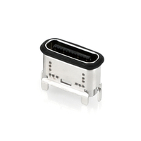 MUP-U23020 24P usb Tipe c perempuan tahan air conn vertikal usb3.2 soket tipe c penyangga untuk mPOS IOT GPS diskon besar di India Vietnam
