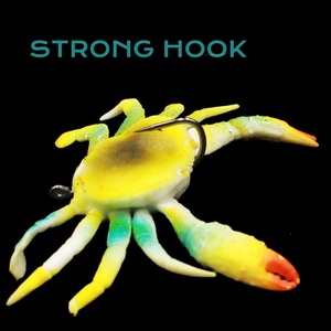 10cm 40g 3D mô phỏng nhân tạo cranka cua thu hút mềm fiddler cua thu hút mồi câu cá biển - Product Image 2