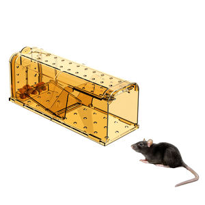 Trampas para roedores transparentes reutilizables 2025 que funcionan sin matar trampas para ratones y ratas atrapadas en vivo jaula trampa para ratones humana de plástico - Product Image 3