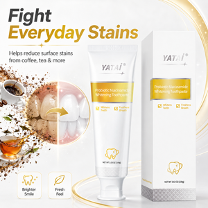<span class=keywords><strong>Dentifrice</strong></span> Probiotique au Niacinamide pour Blanchir les Taches de Café et de Thé, Haleine Fraîche Longue Durée, Vente en Gros - Product Image 3