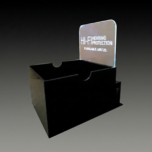 Wholesale Black Acrylic <b>Display</b> <b>Box</b> with Illuminated Sign - Product Image 1