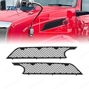 Grille d'admission d'air/grille latérale noire pour <span class=keywords><strong>Peter</strong></span>-bilt 579 2023 - Product Image 5