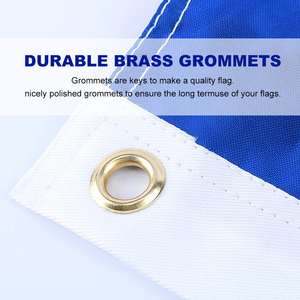 Bandera de la Ciudad <span class=keywords><strong>del</strong></span> <span class=keywords><strong>Vaticano</strong></span> de 3x5 pies, colores vivos, resistente a la decoloración, impermeable, lona de poliéster ecológica, doble costura, latón - Product Image 6