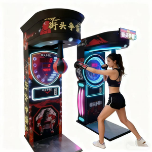 Máquina de Boxeo Electrónica Operada con Monedas para Parques de Diversiones, Máquina de Boxeo Arcade de Martillo, en Venta - Product Image 1