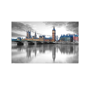 <span class=keywords><strong>Dipinti</strong></span> <span class=keywords><strong>su</strong></span> <span class=keywords><strong>Tela</strong></span> con Stampa Digitale di Paesaggi Urbani Moderni e Colorati per Decorazione Alberghiera - Product Image 1