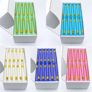 5 Colors Available <b>Pre</b> <b>Rolled</b> <b>Cones</b> Glass Rolling Paper Tubes with Filter Tip in Display Box - Product Image 6