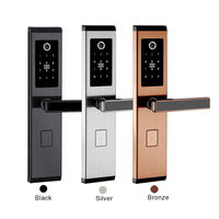 Serrure intelligente à empreintes digitales TTLock App, clavier numérique intelligent, serrure de porte à code, poignée sans clé, serrures de porte intelligentes biométriques NFC