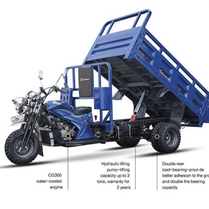 Triciclo de Carga con Motor Refrigerado por Agua de 200 CC, Fabricado en China, Triciclo Eléctrico para Adultos, Motocicleta de 3 Ruedas - Product Image 6