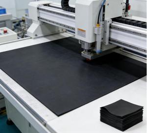 Plaque de <span class=keywords><strong>caoutchouc</strong></span> naturel Bothwin de 3 mm d'épaisseur, dureté 60-70 Shore, flexible pour l'alignement de précision, service de découpe de tissu - Product Image 1