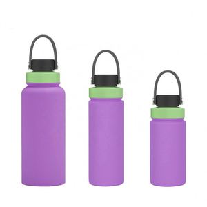 High-quality Appearance Stainless Steel Insulated Water <b>Bottle</b> with Wide-mouth Design and Latest Model Handle Cup Cap - Product Image 5