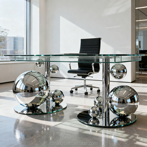 كرات تزيين من الفولاذ المقاوم للصدأ للأثاث المكتبي الحديث - Product Image 5