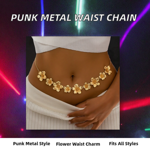 Cadena Corporal Unisex de Aleación, Estilo Punk Metal Geométrico, Retro y de Moda, con Diseño Católico, para Vestidos, Faldas, Jeans y Pantalones, Regalo para Fiestas GT y Aniversarios - Product Image 2