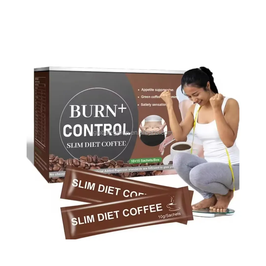 OEM Slimming Detox Coffee Burn Fat Boost Metabolism Weight Loss Supplement Slim Diet Coffee