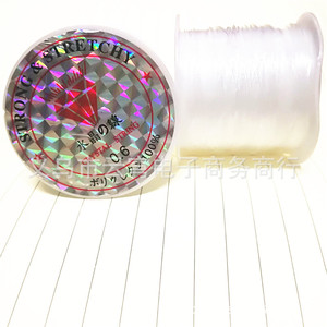 Fil à perles en nylon transparent 0,2 mm 0,25 mm 0,3 mm 0,4 mm 0,45 mm 0,5 mm non élastique, ligne de pêche artisanale pour la fabrication de bijoux - Product Image 5