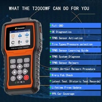Herramienta de Servicio TPMS para T2000 WF, 12-24V, Wifi, Sistema de Monitoreo de Presión de Neumáticos para Automóvil, Programación, Diagnóstico, Lector de Códigos