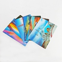 Carte postale PP 3D portable de haute qualité, 10x15 cm, vente en gros, souvenirs et voyage