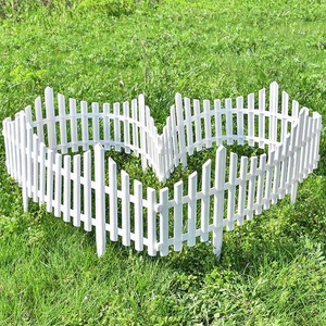 4 Hàng Rào Sân Vườn Bằng Nhựa Trắng Dễ Dàng Lắp Đặt Trang Trí Hiệu Ứng Gạch Nhựa Cỏ Cỏ Viền Chân Tường Rào Chắn - Product Image 5