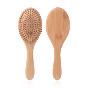 Деревянная натуральная Экологически чистая удлиненная щетка для наращивания волос с булавкой