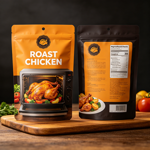 Bolsa <span class=keywords><strong>de</strong></span> Plástico con Cierre para Pollo Asado, Personalizable, Antivaho, Apta para Microondas - Product Image 2