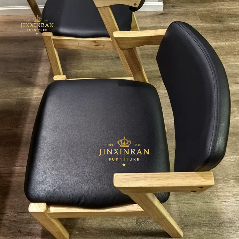 Ergonomic Comfortable Wooden Z Shape Chair - Wrought Iron Chairs