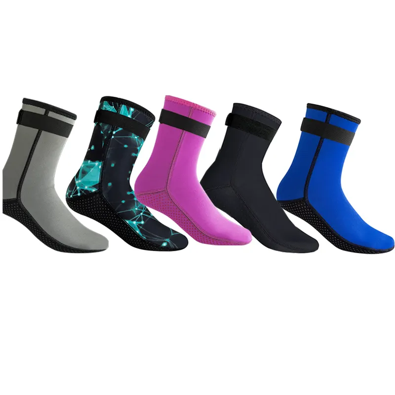 OEM дизайн 3 мм неопреновые носки для дайвинга Мужские Женские носки для рыбалки зимние теплые и нескользящие