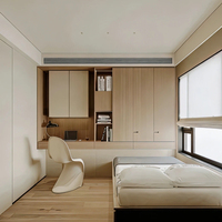 Meubles de chambre en tatami sur mesure, design épuré et soigné, panneau à faible teneur en formaldéhyde, écologique et durable