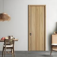 Porte d'entrée en bois personnalisable pour maison, villa, style moderne avec serrure haute sécurité